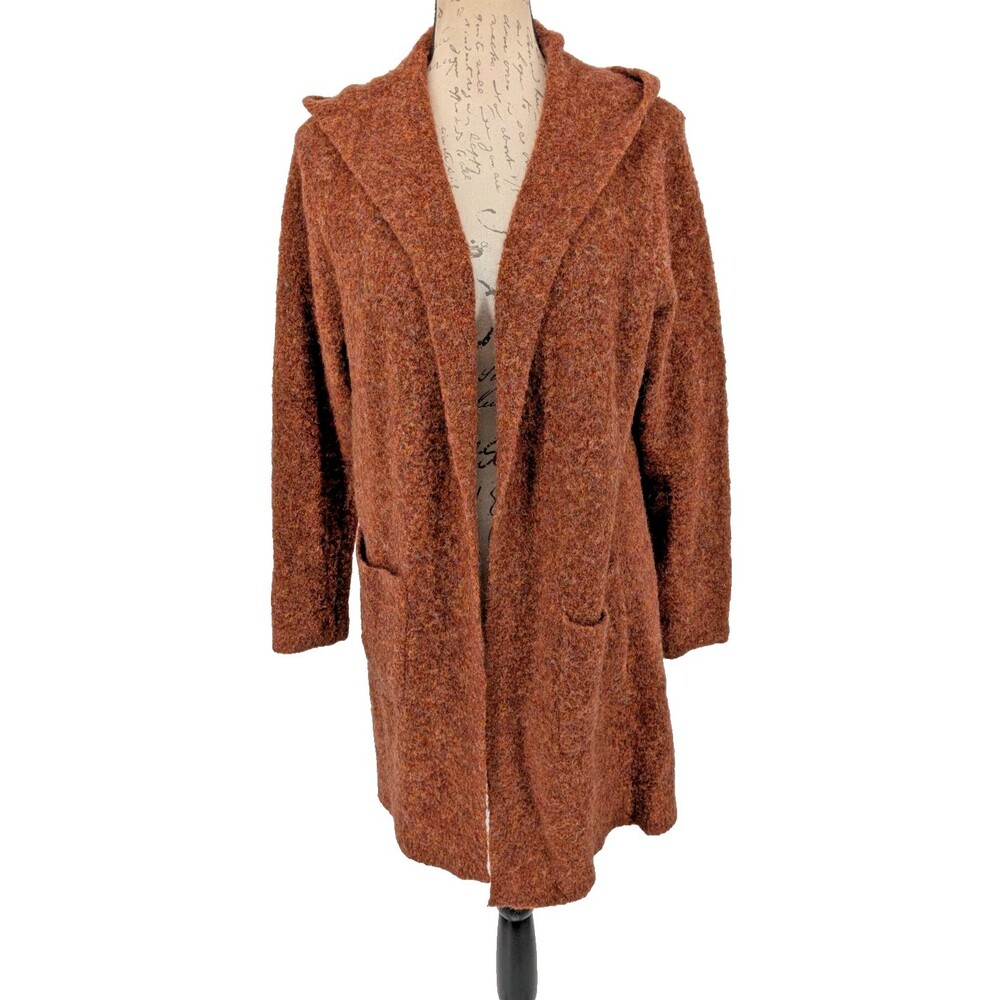 KERISMA Copper Sweater SIZE M/L  Open Front  Long Line  Texture  Excellent